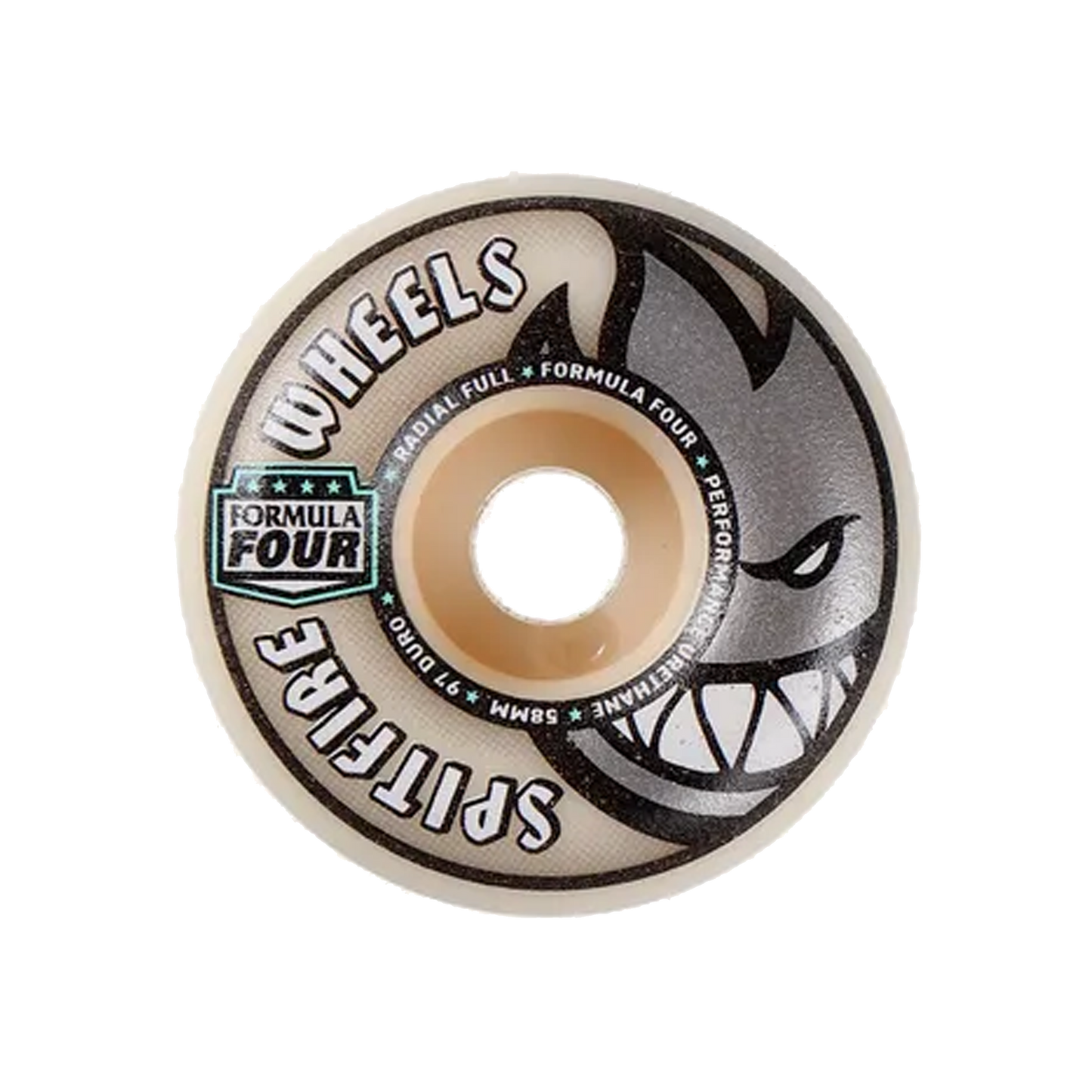 Spitfire Formula Four Radial Full Wheels 97 Duro - 58mm - SET