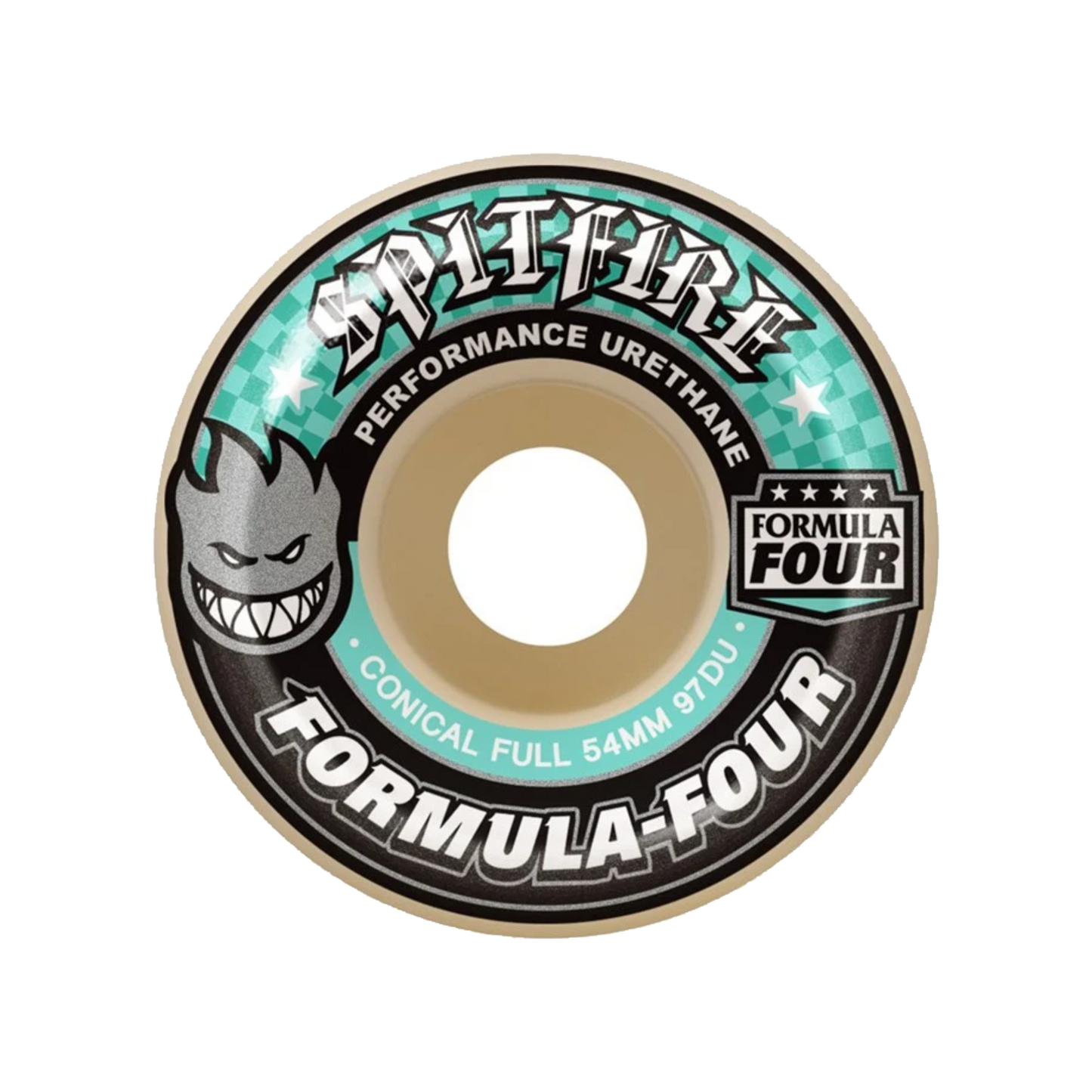 Spitfire Formula Four Conical Full Wheels 97 Duro - 54mm - SET