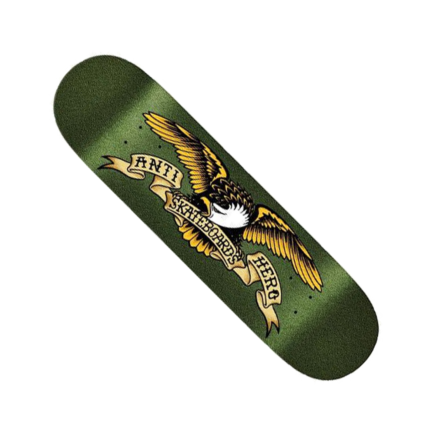 Anti Hero Classic "Glitter Eagle Easyrider" Deck - 8.38 - Olive