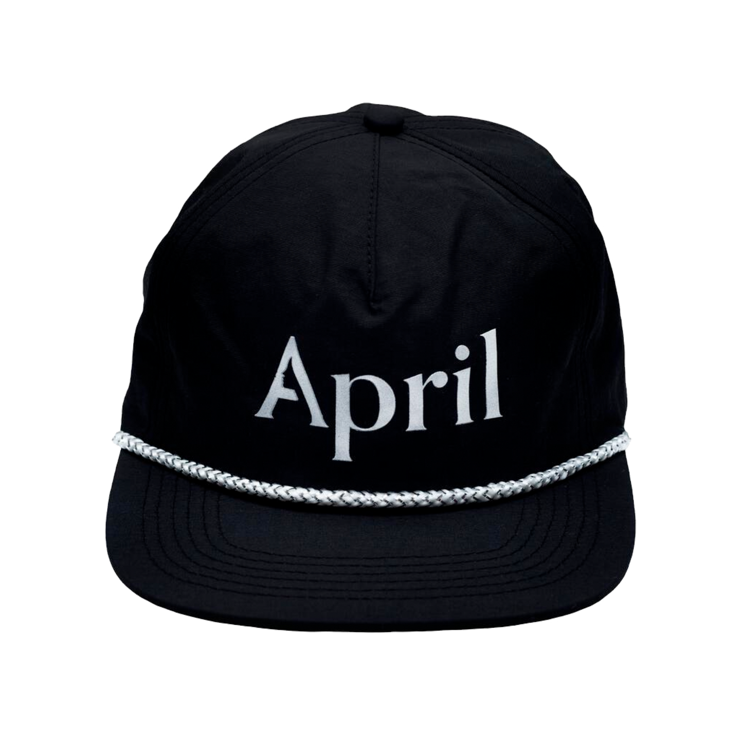 April Chrome Logo Hat - Black