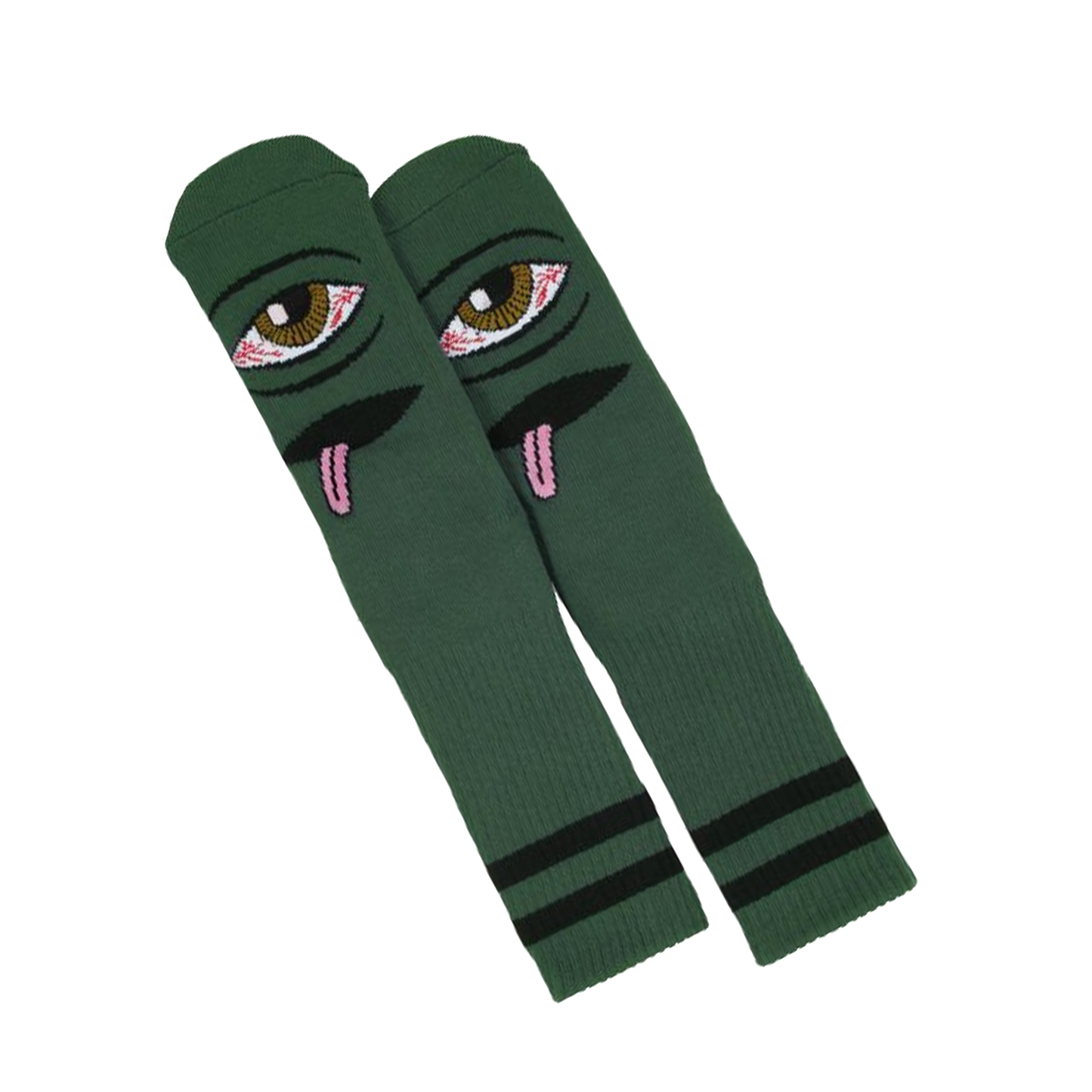 Toy Machine Socks - Bloodshot Eye Forest