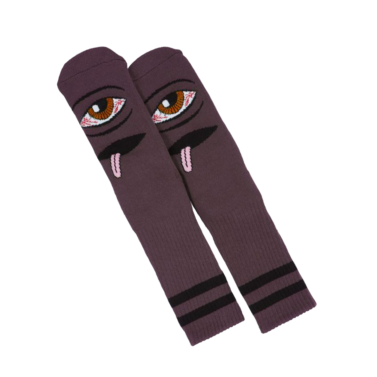 Toy Machine Socks - Bloodshot Eye Eggplant