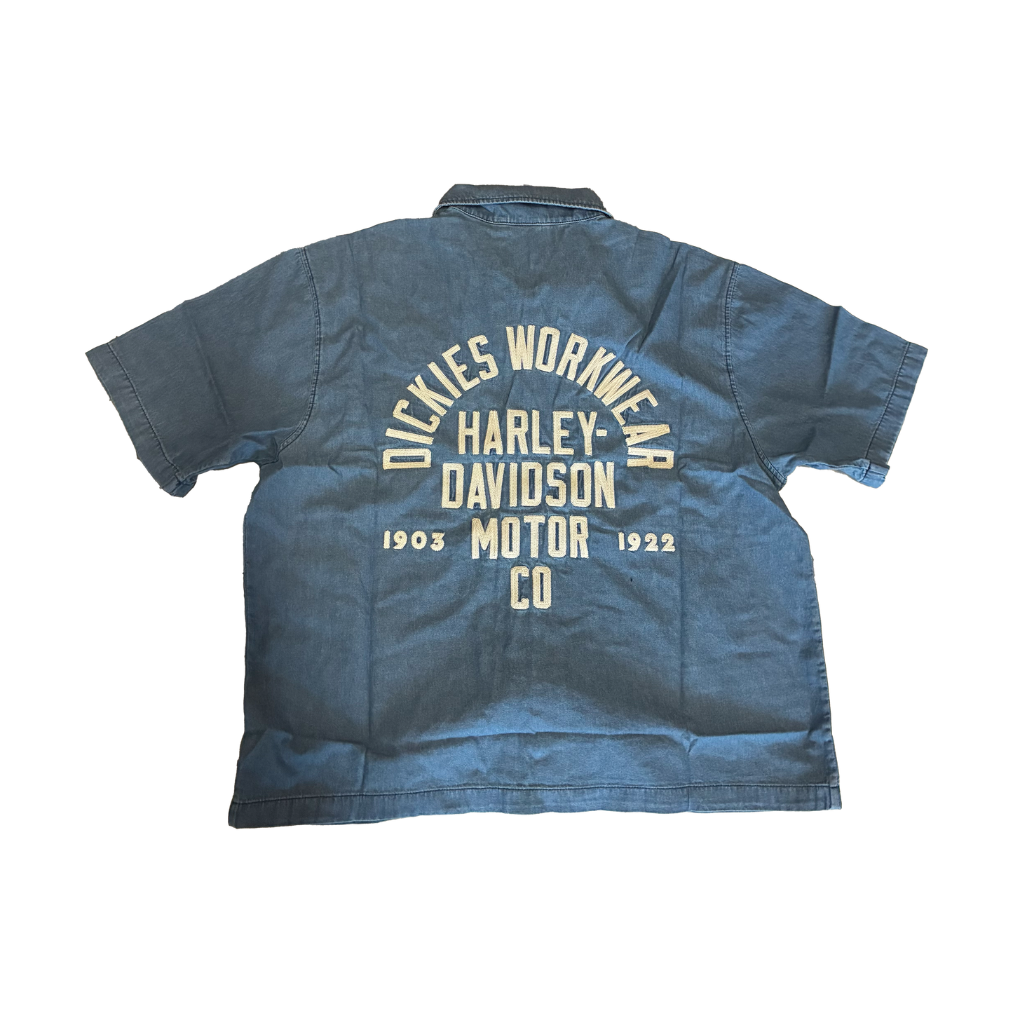 Dickies X Harley Davidson Woven Denim Shirt