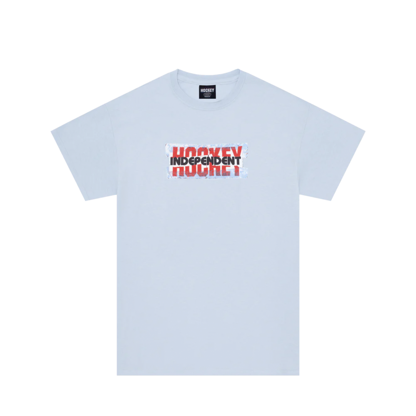 Hockey x Indy Decal Tee - Light Blue