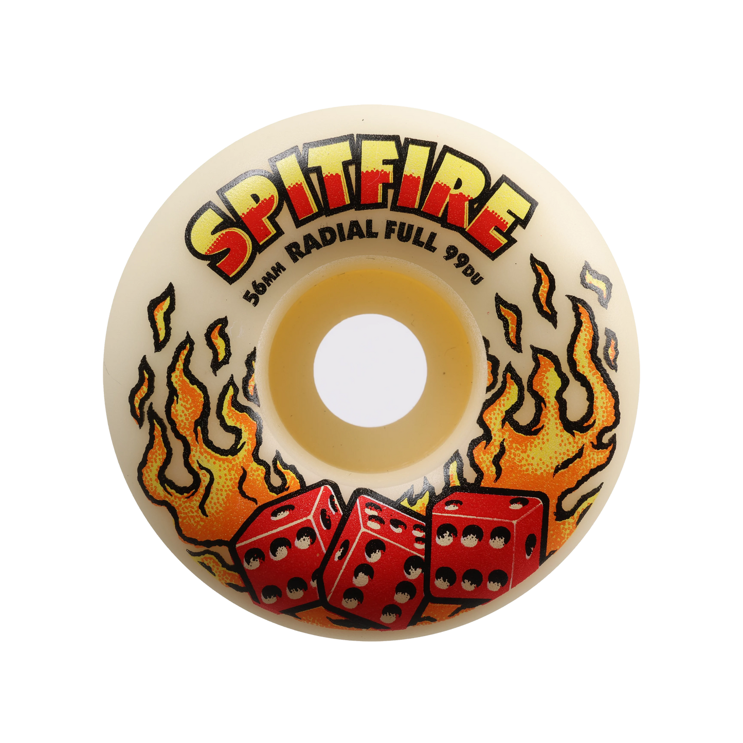 Spitfire Hot Hand Formula Four Radial Full Wheels 99 Duro - 54mm - SET
