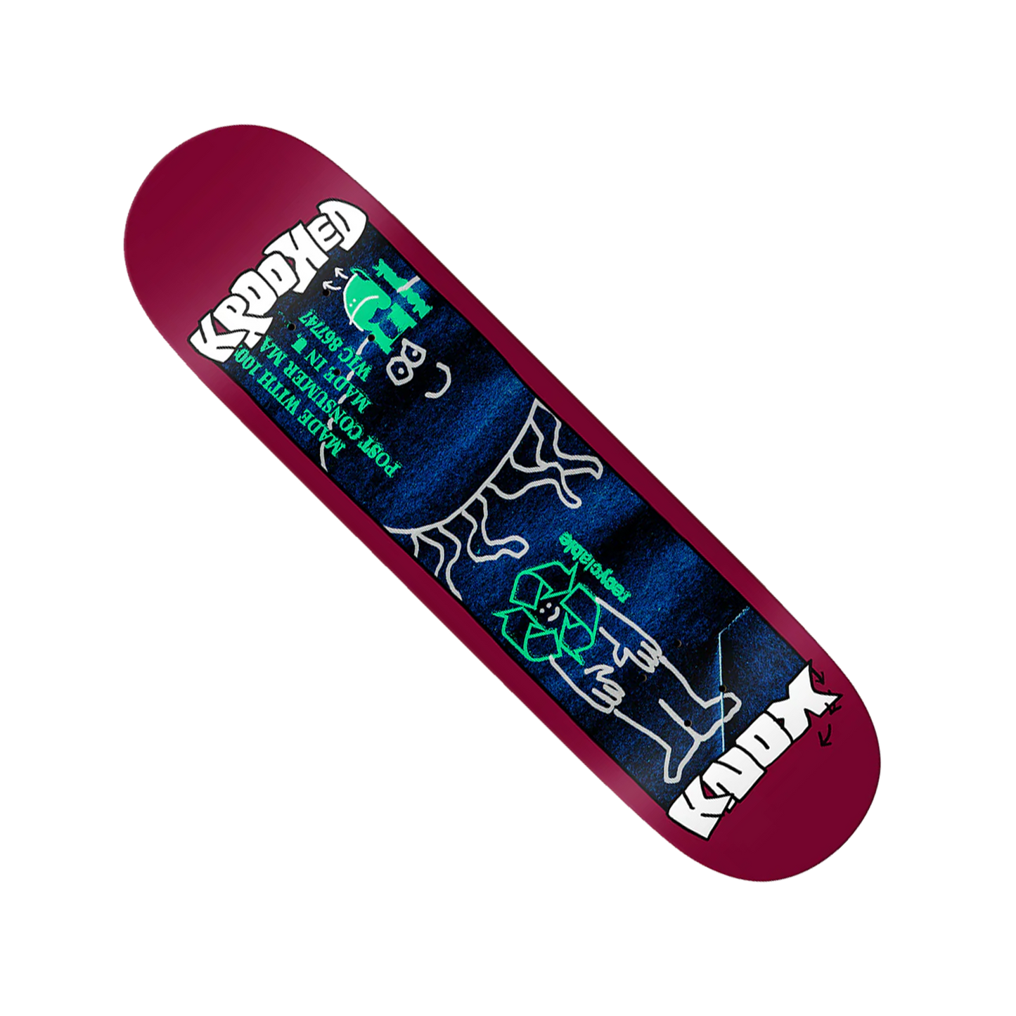 Krooked Tom Knox "Recycled" Deck - 8.5