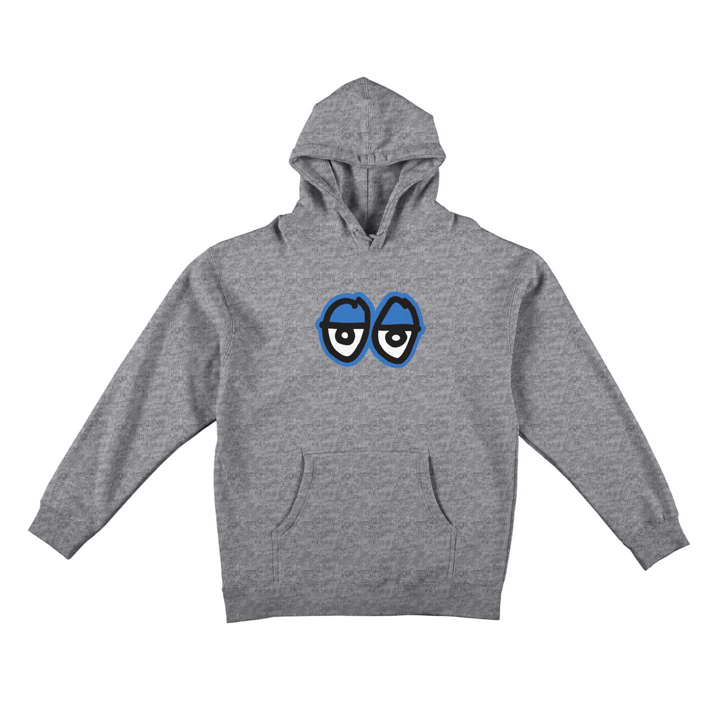 Krooked Eyes Hoodie - Heather Grey