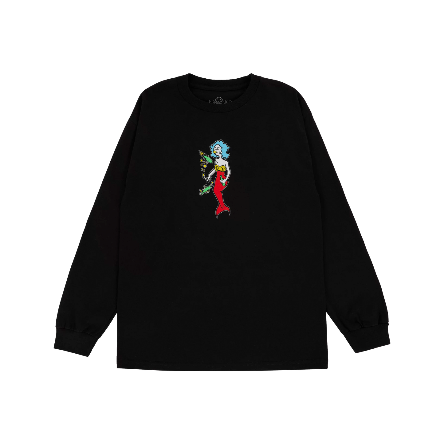 Krooked Mermaid Longsleeve - Black