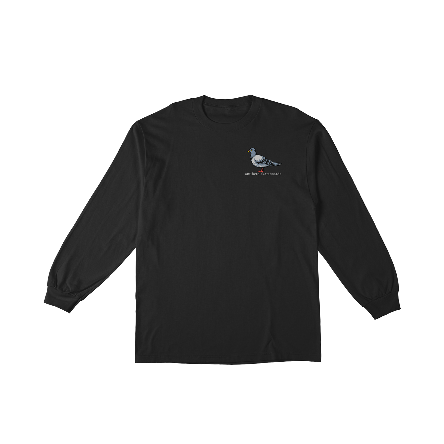 Anti Hero Lil Pigeon Embroidered Crewneck - ( Black )