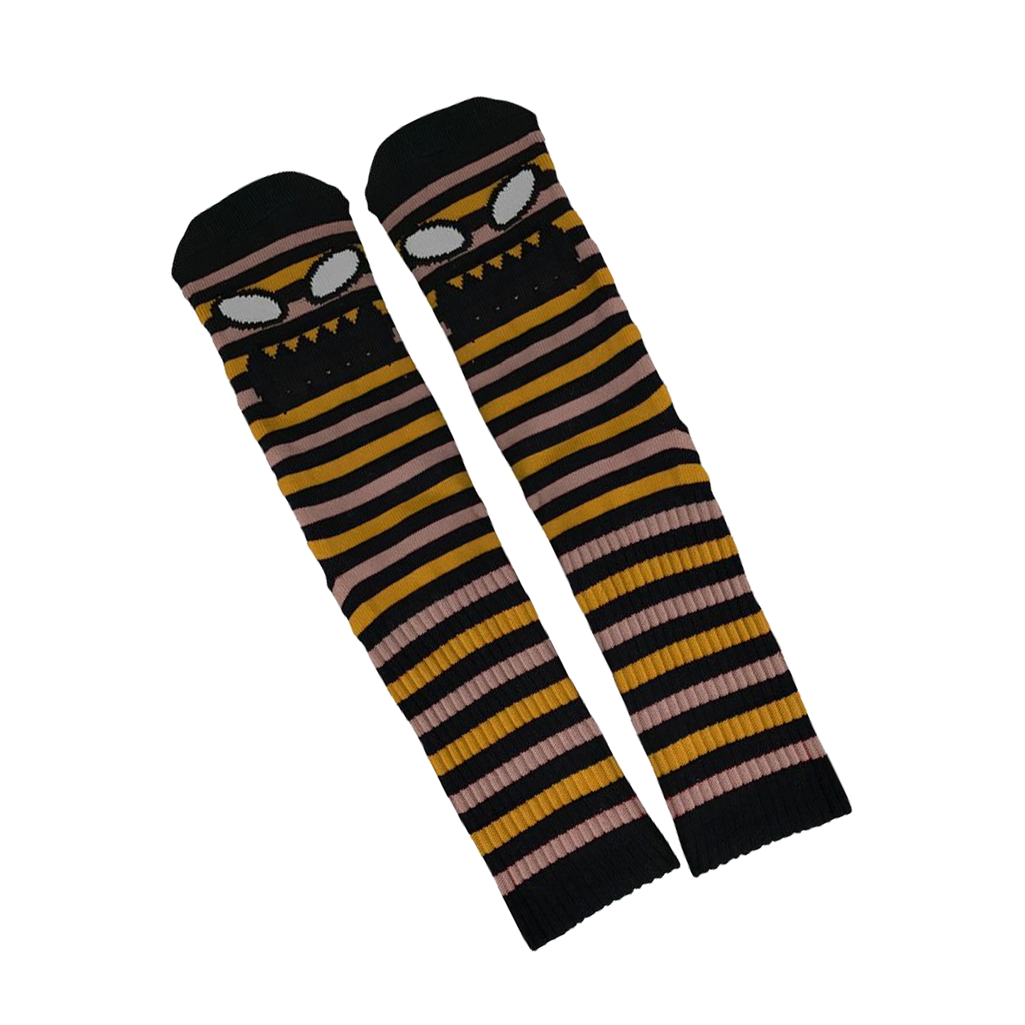 Toy Machine Socks - Monster Mini Stripe Black