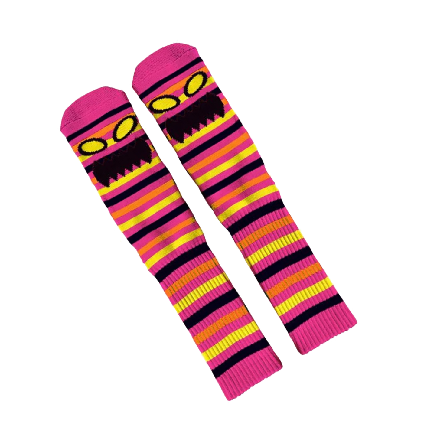 Toy Machine Socks - Monster Mini Stripe Pink
