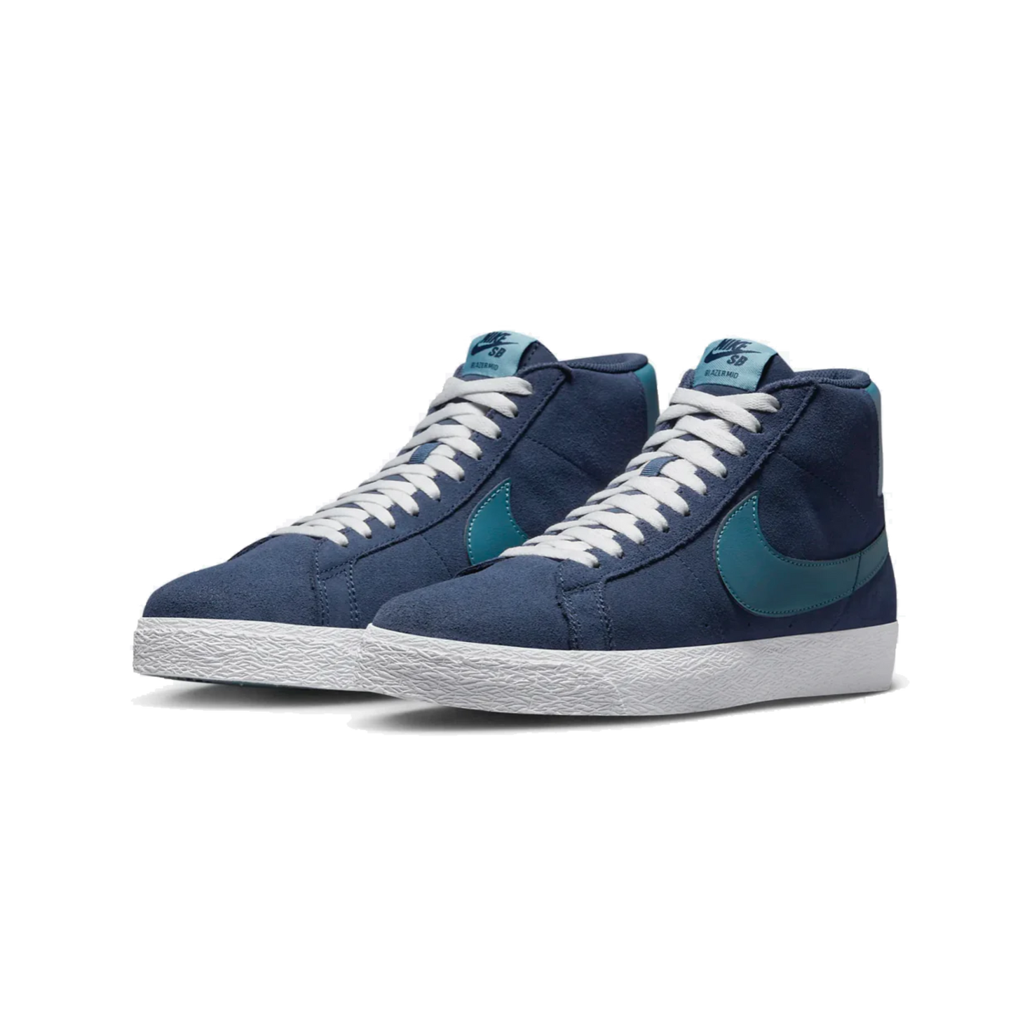 Nike SB - Blazer Mid - ( Midnight Navy / Noise Aqua )