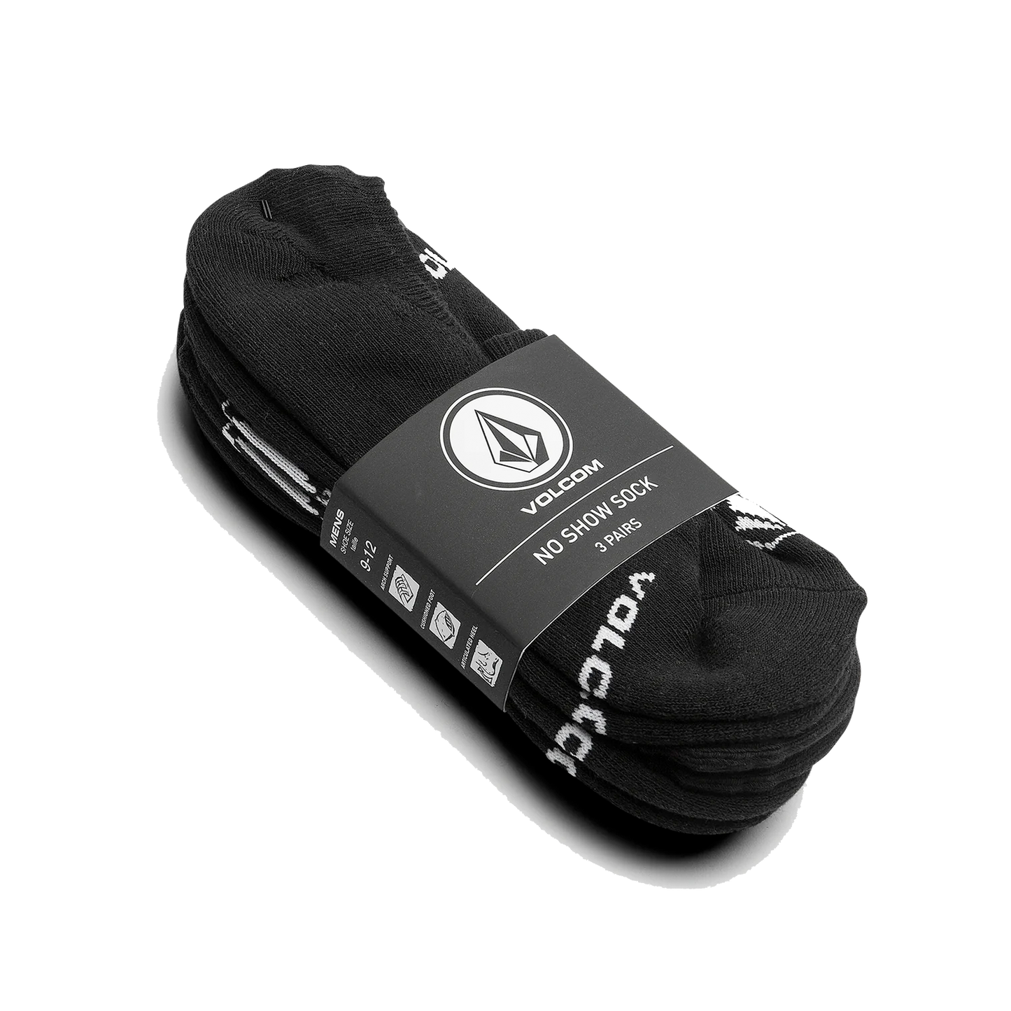 Volcom No-Show Socks - 3 Pack