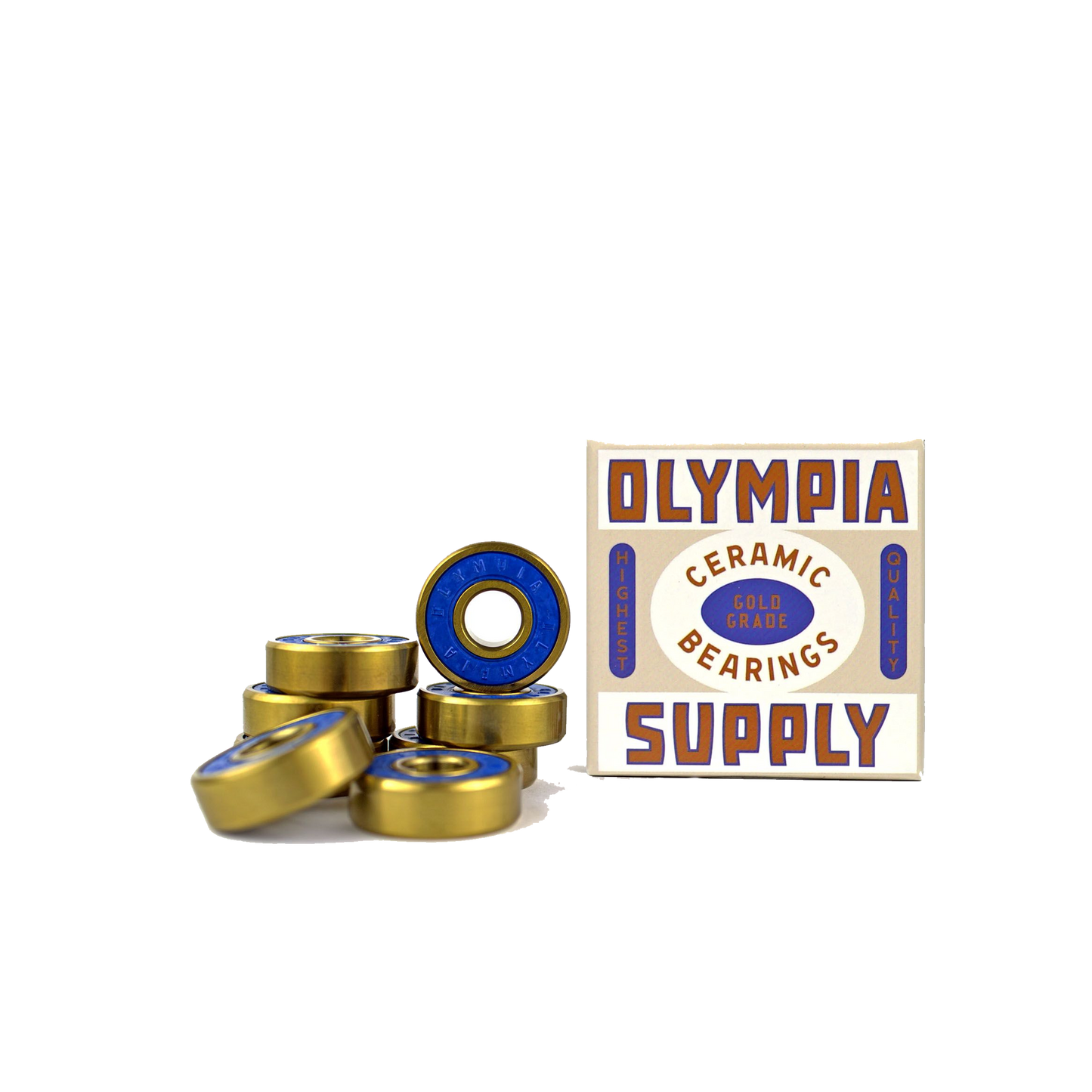 Olympia Gold Grade Bearings - 8 Pack