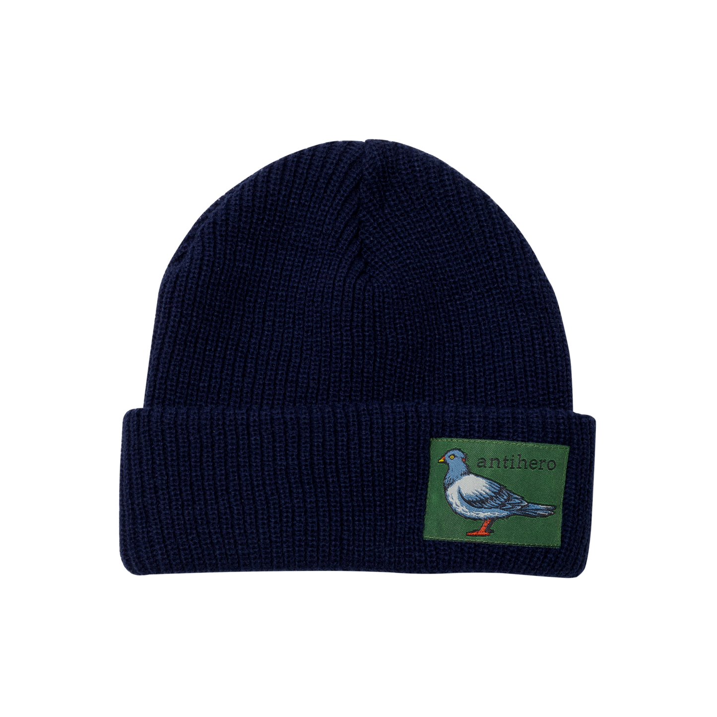 Anti Hero Lil Pigeon Label Cuff Beanie - Navy