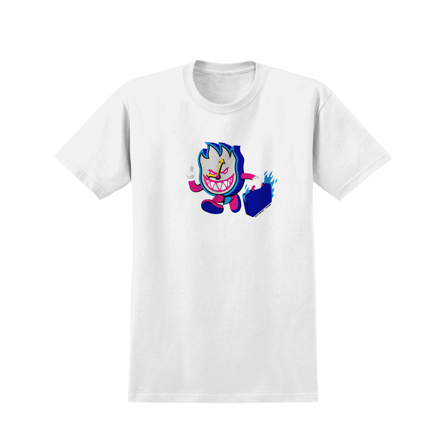 Spitfire X Sci-Fi Fantasy Burning Time Tee - ( White )