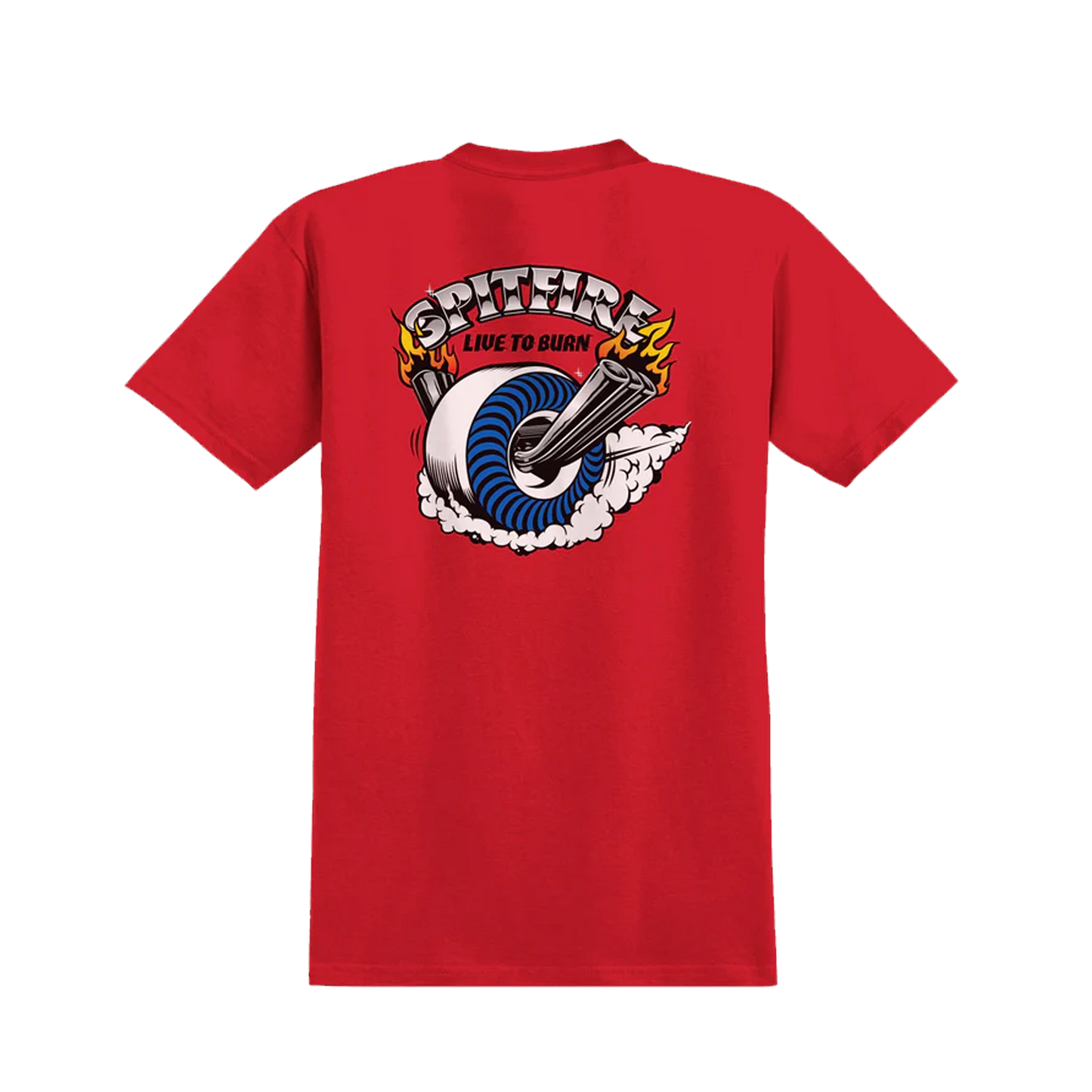 Spitfire Burnout Tee - ( Red )
