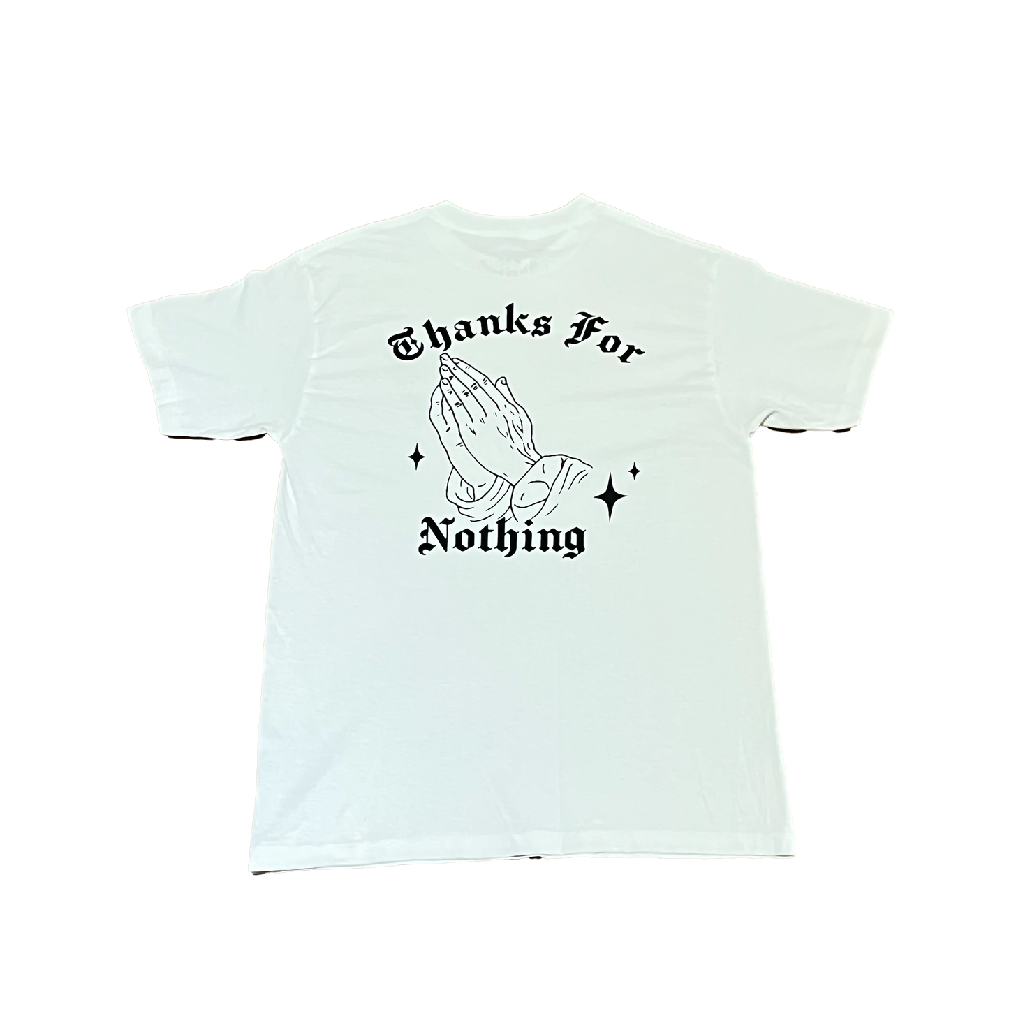 Designer Trash "Thanks for Nothing" Tee - ( White )