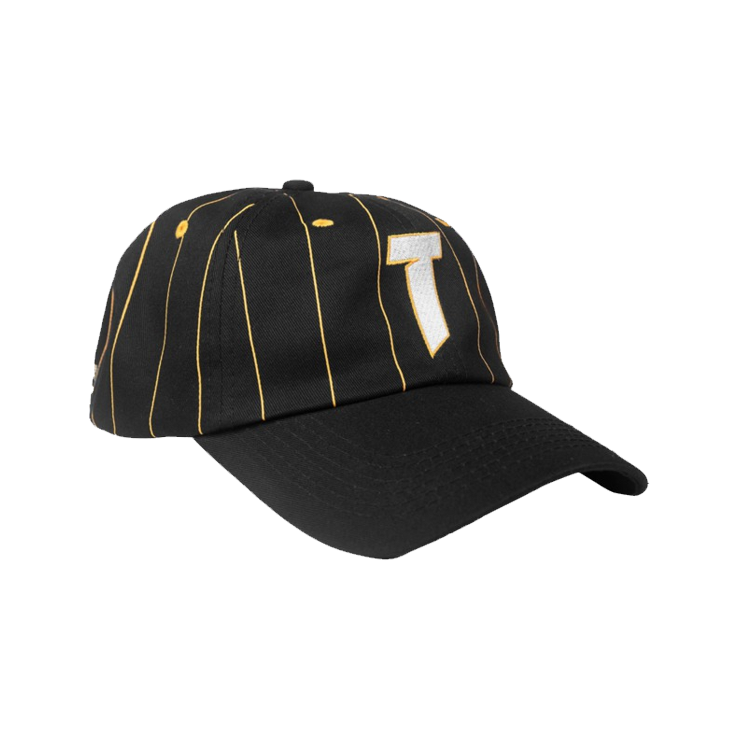 Thrasher T Logo Old Timer Snapback - ( Black / Yellow )