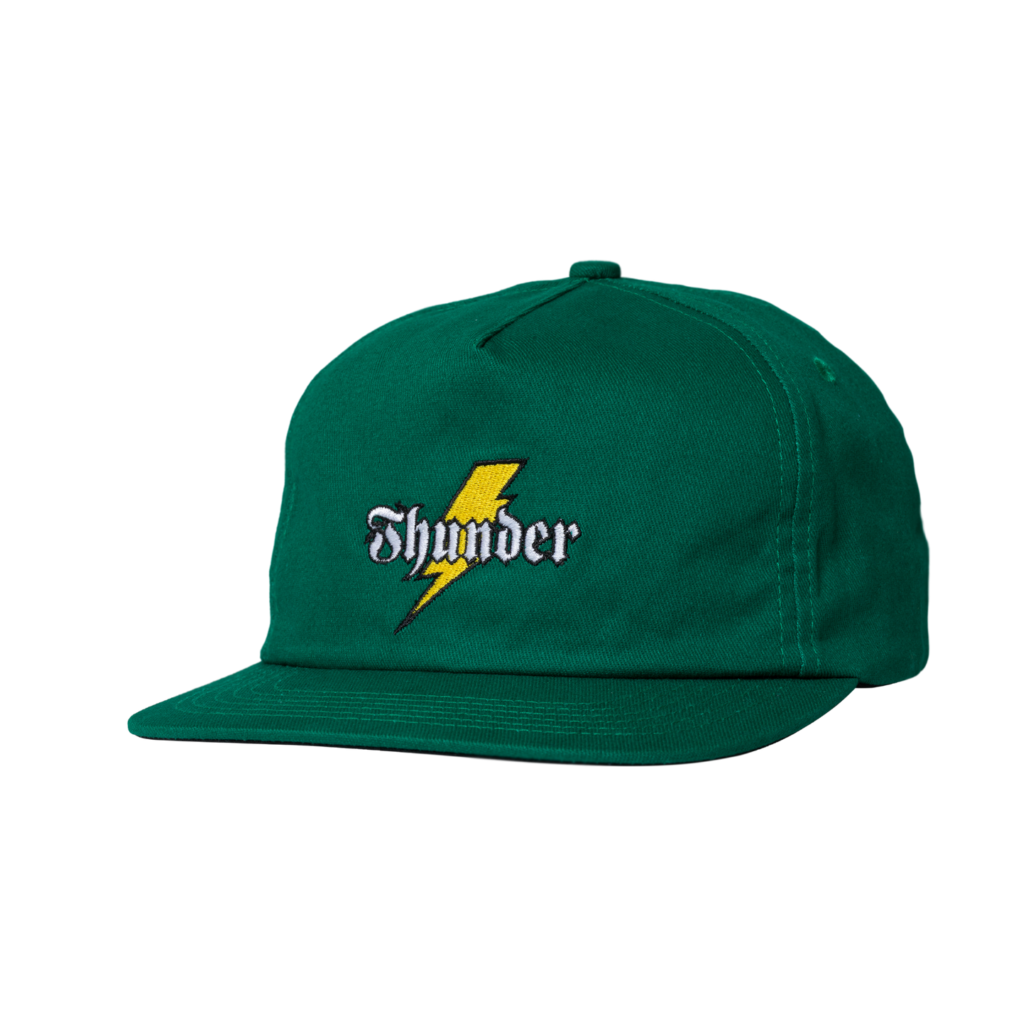 Thunder Bolt Script Snapback - Teal