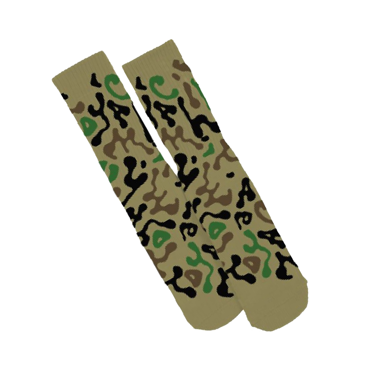 Toy Machine Socks - Camo - Khaki