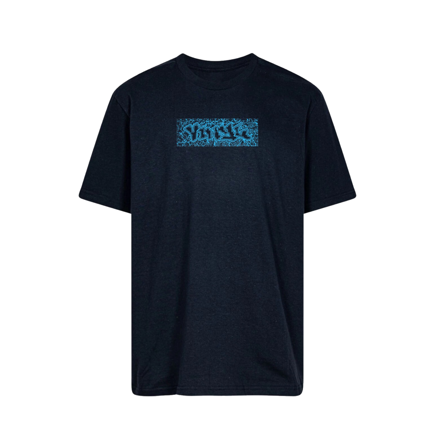 Vinyl Blue Splat Tee - ( Black )