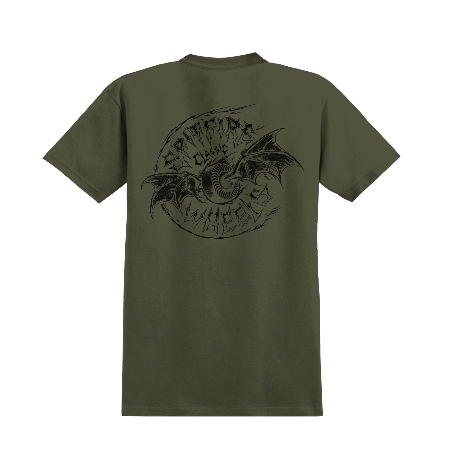 Spitfire Batwing Classic Tee - ( Military Green )