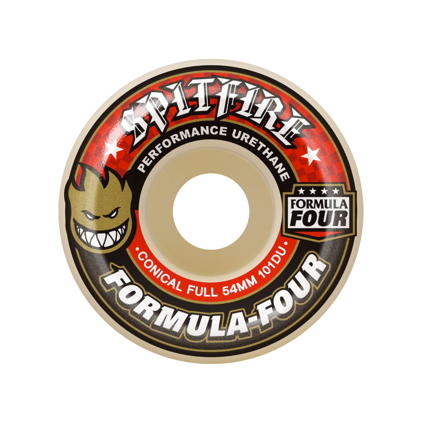 Spitfire Formula Four Conical Full Wheels 101 Duro - 58mm - SET