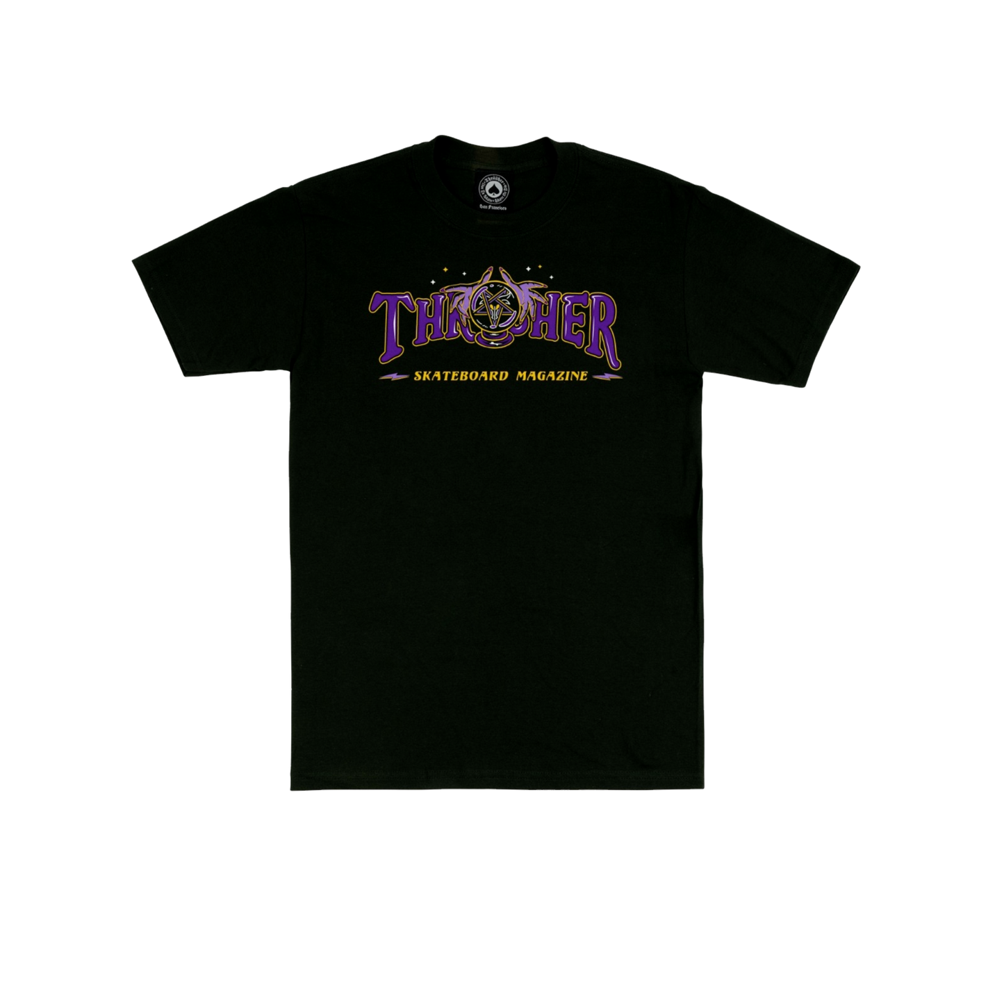 Thrasher Fortune Logo Tee - Black