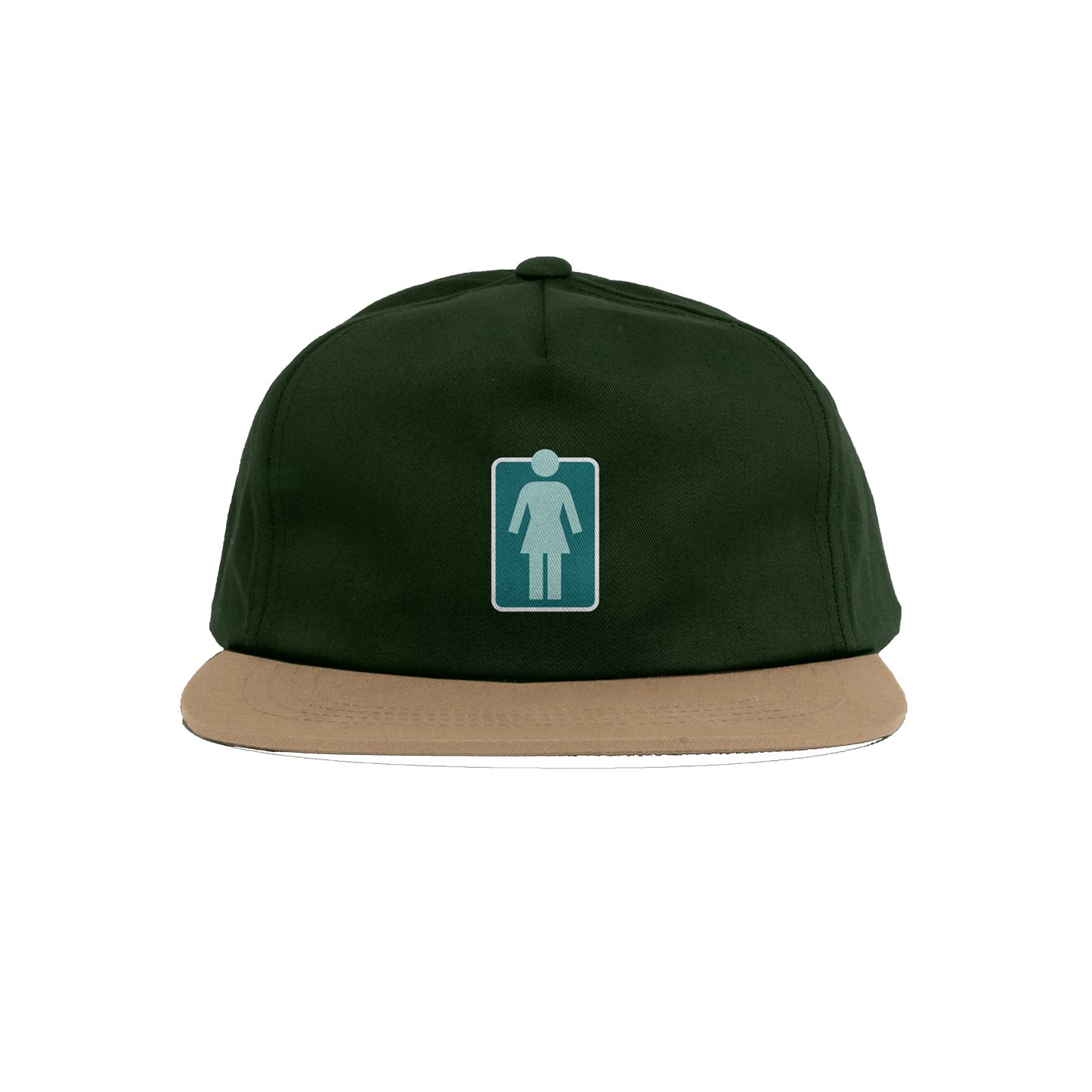 Girl "OG Lovers" 5 Panel Hat - ( Forest Green )