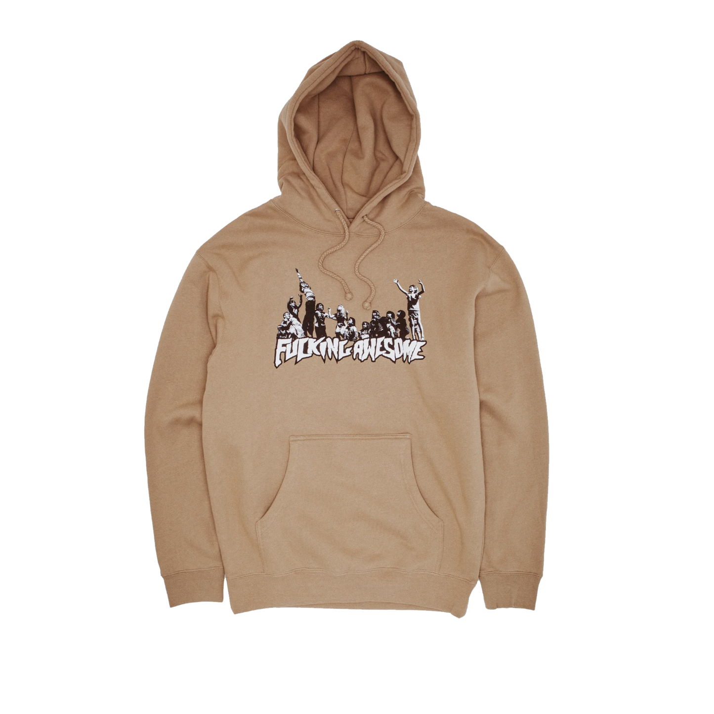 FA Hug The Earth Stamp Hoodie - Khaki