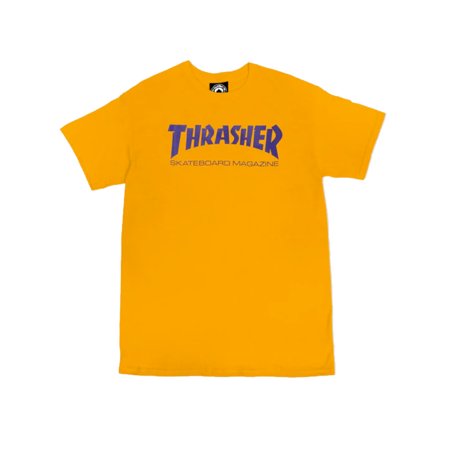 Thrasher Skate Mag Tee - Gold / Purple