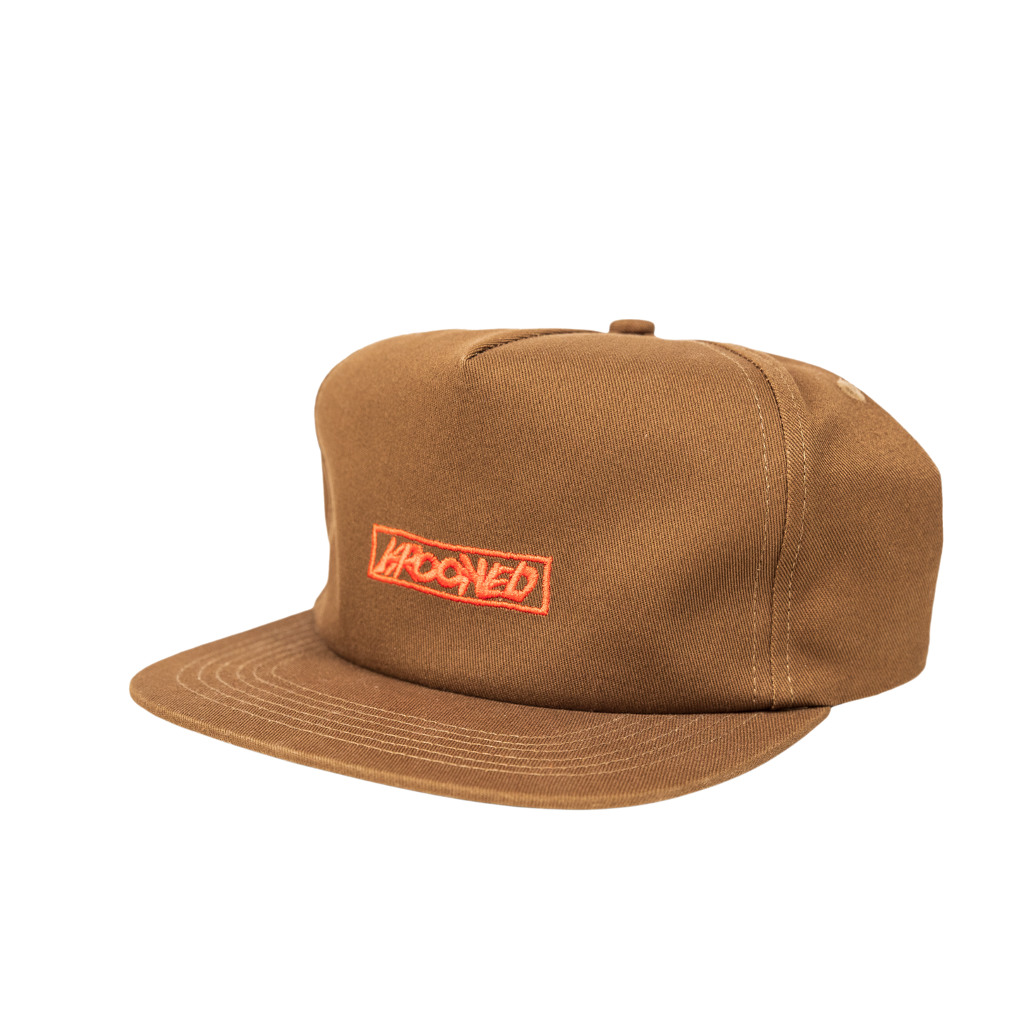 Krooked Moonsmile Snapback - Brown / Red