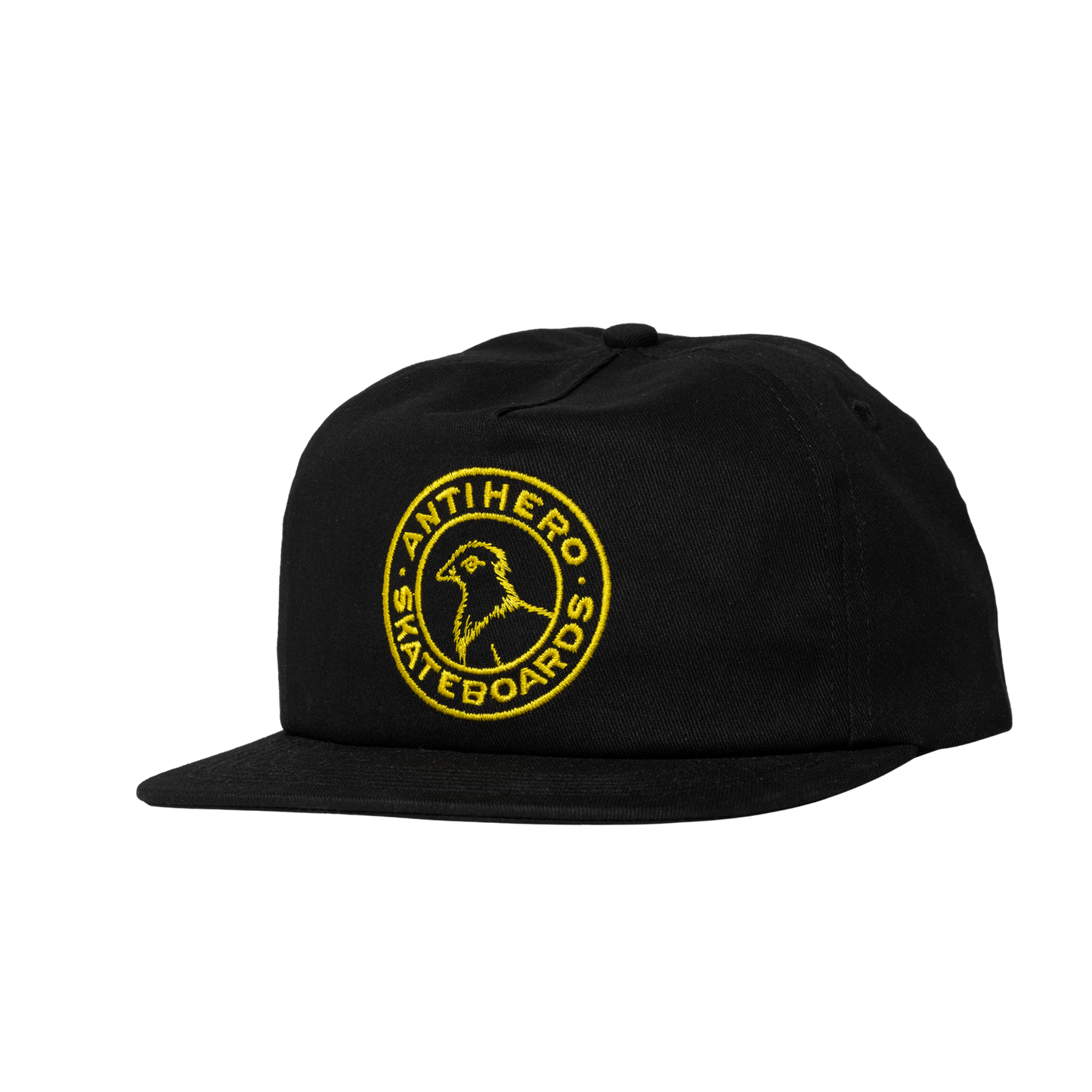 Anti Hero Pigeon Round Snapback - Black