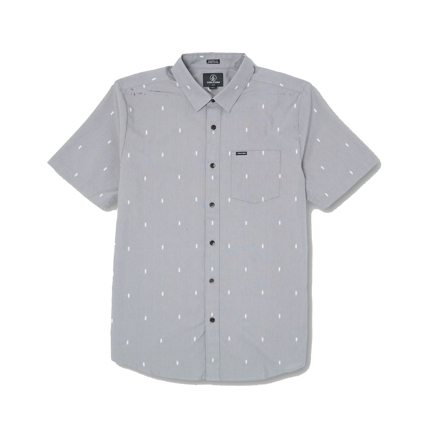 Volcom Salford Woven Short Sleeve - Pewter