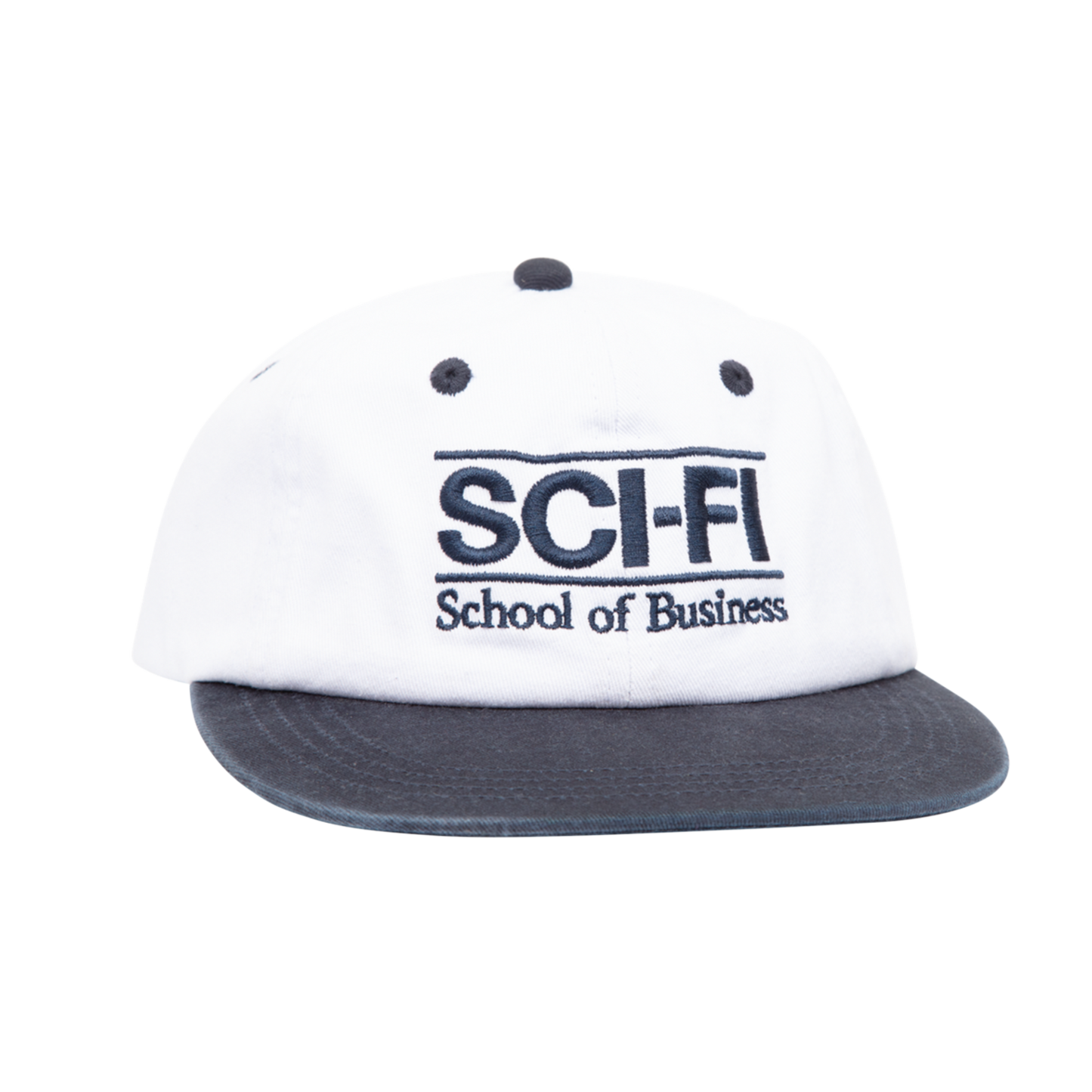 Sci-Fi Fantasy School of Business Snapback - White / Navy