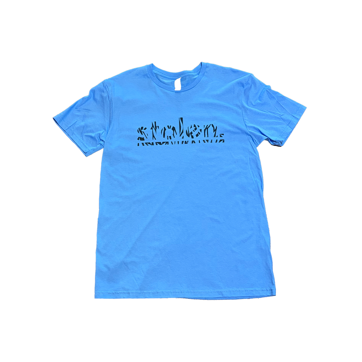 Stolen Zebra Tee - ( Carolina Blue )