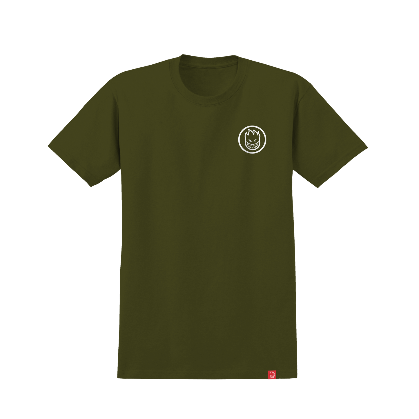 Spitfire Swirled Classic Tee - Military Green