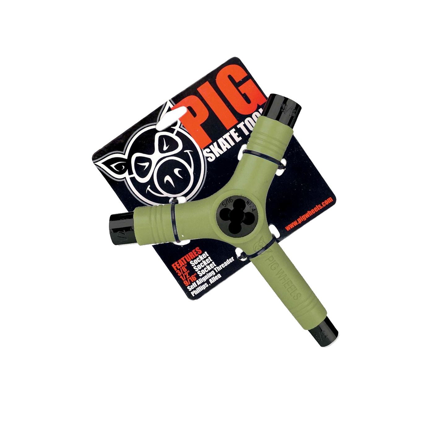 Pig Rethreading Skate Tool - Olive