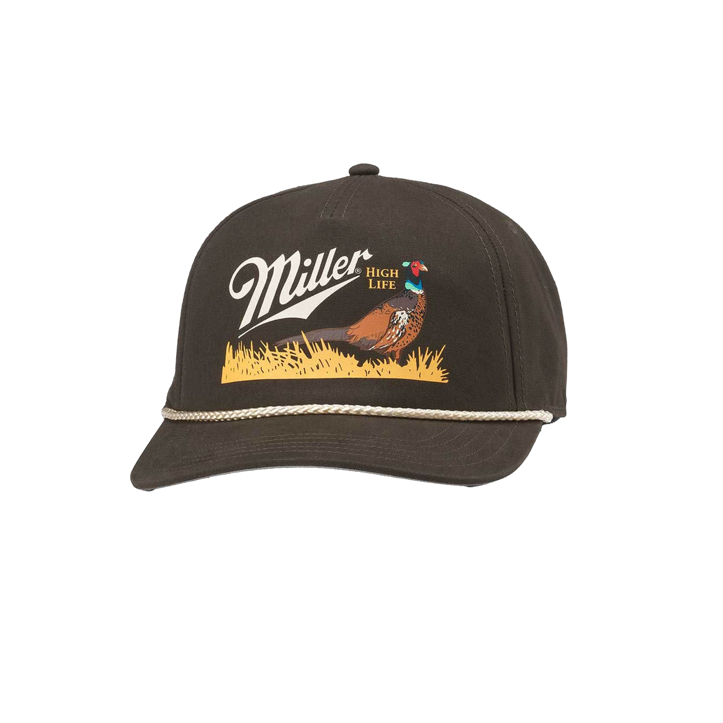 American Needle - Miller High Life "Pheasant" Snapback Hat - ( Army )