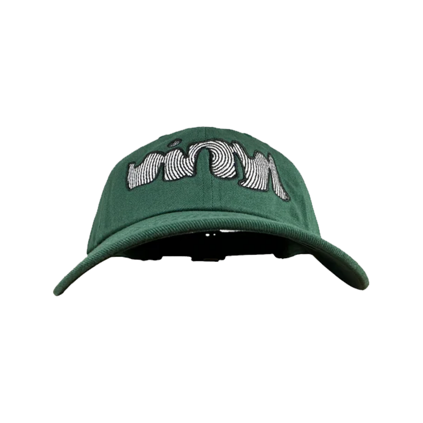 Vinyl Spiral Dad Hat - ( Green )