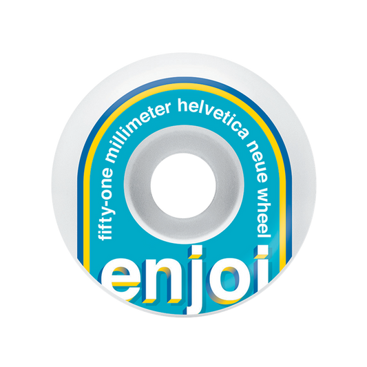 Enjoi "Helvetica Neue" Wheels - 51mm - SET