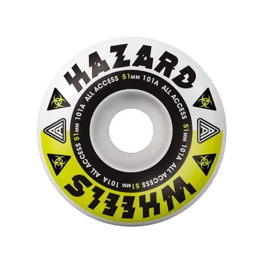 Hazard "Melt Down" Classic Shape 101A Duro Wheels - 51mm  - * BLEM SET