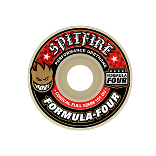 Spitfire Formula Four Conical Wheels 101 Duro - 52mm -  SET