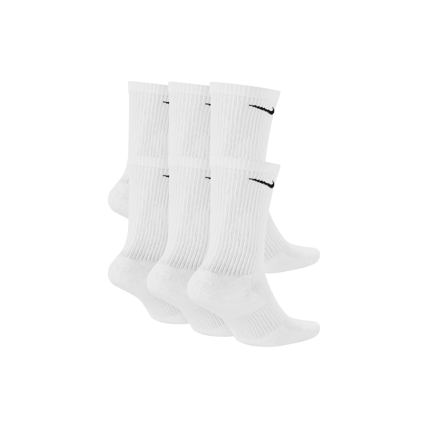 Nike SB - Socks - 6 Pair Pack ( White )