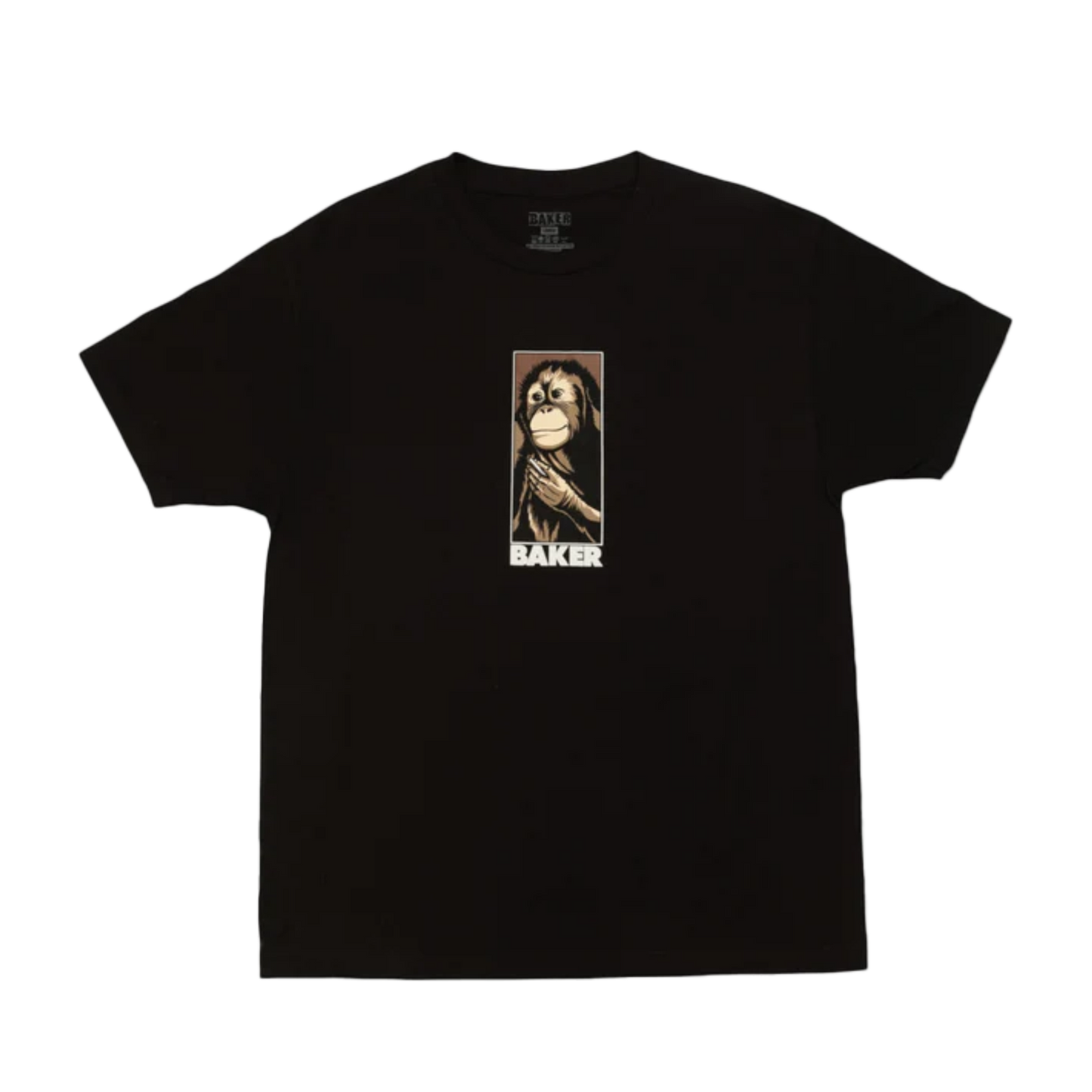 Baker Smoking Monkey Tee - ( Black )