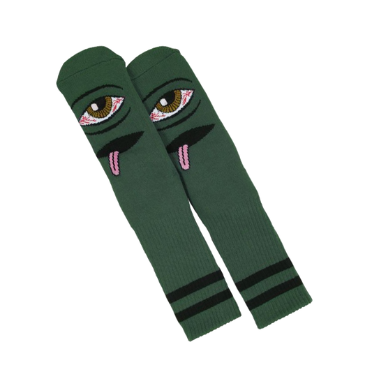 Toy Machine Socks - Bloodshot Eye Forest