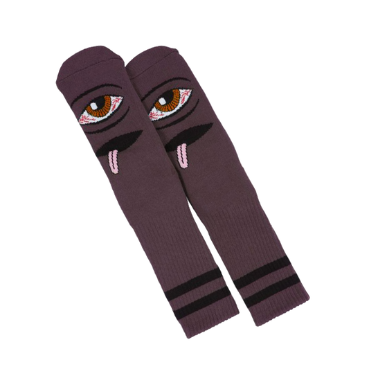 Toy Machine Socks - Bloodshot Eye Eggplant