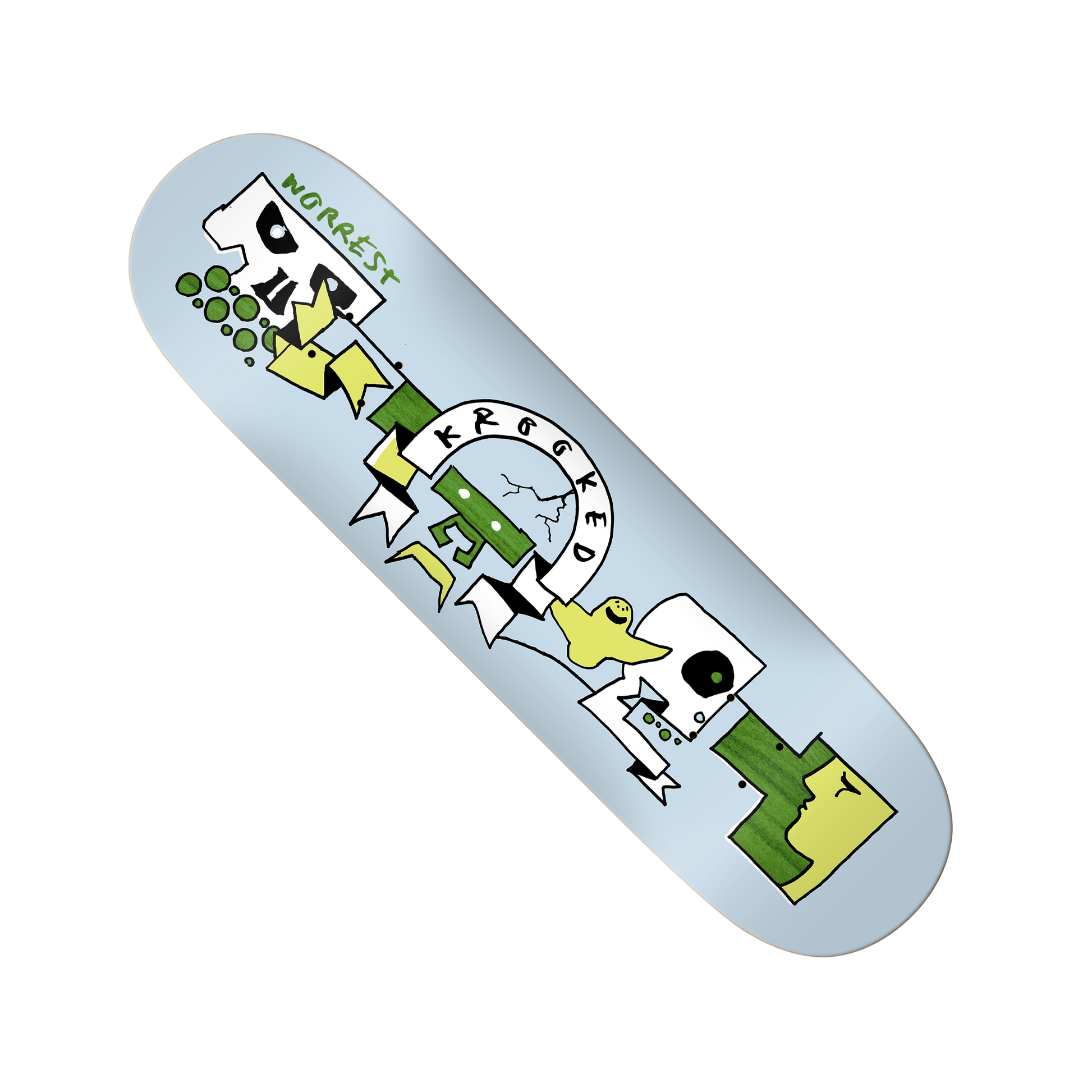 Krooked Birdy Curb Skateboard Wax - 888560228573