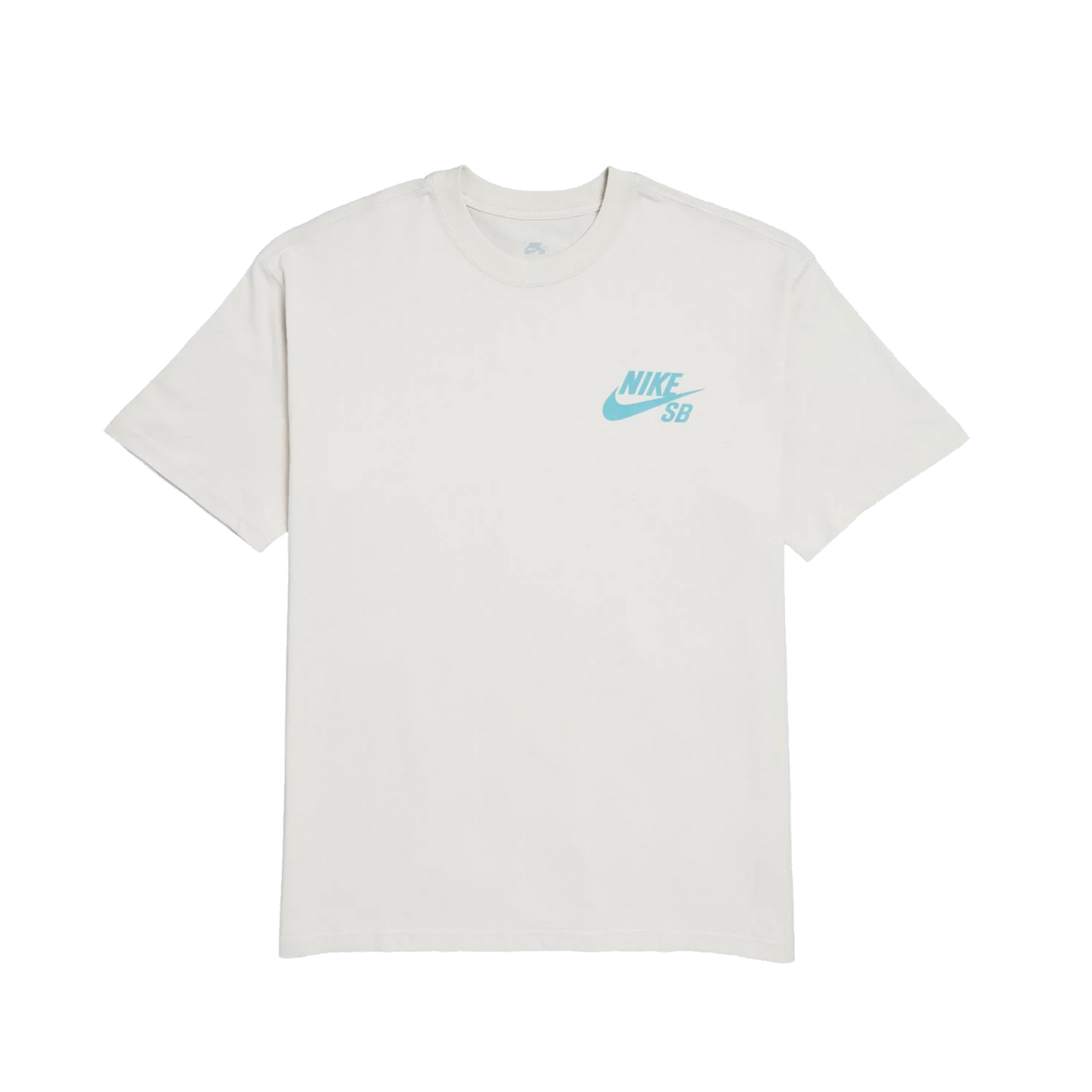 Nike SB - Chest Logo Tee - ( Beige / Aqua )